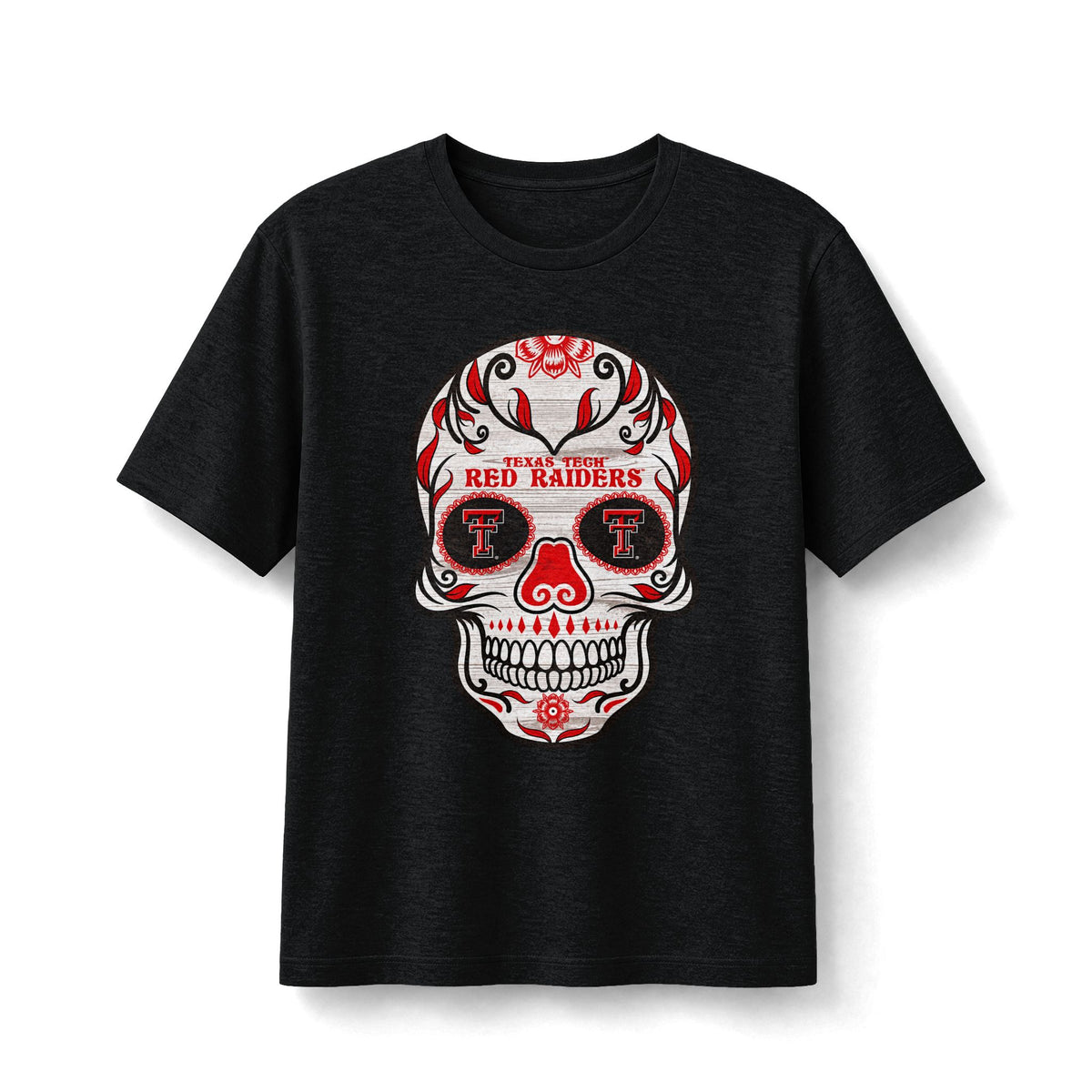 Texas Tech Red Raiders Sugar Skull T-Shirt