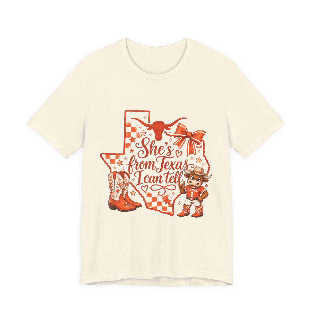 She's from Texas I Can Tell Tee — Women's UT Graphic T‑Shirt
