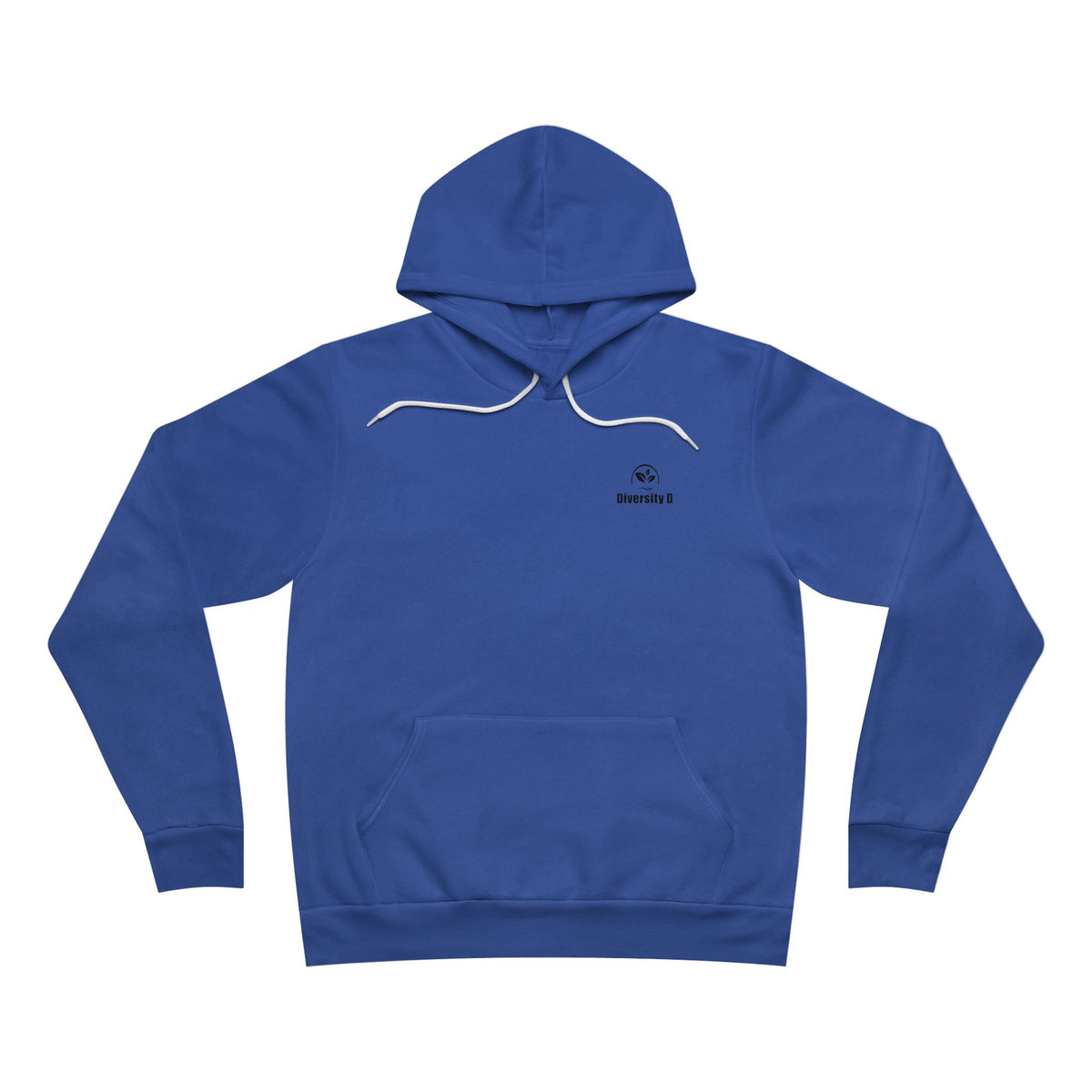 Diversity D Logo Hoodie — Minimal Plant Emblem Pullover