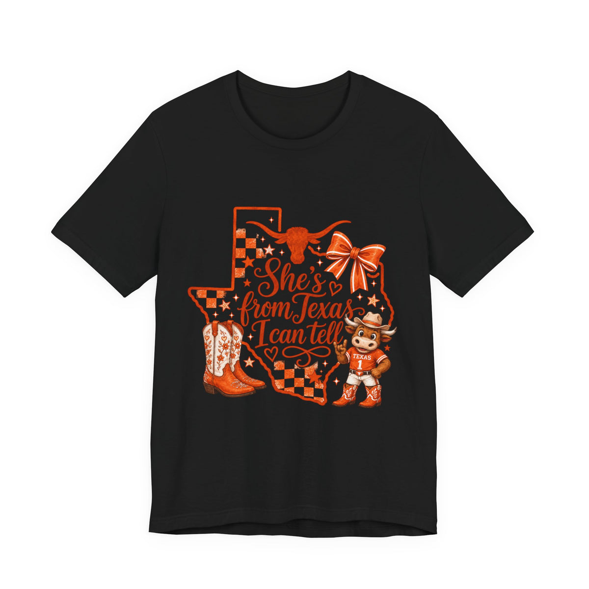 She's from Texas I Can Tell Tee — Women's UT Graphic T‑Shirt