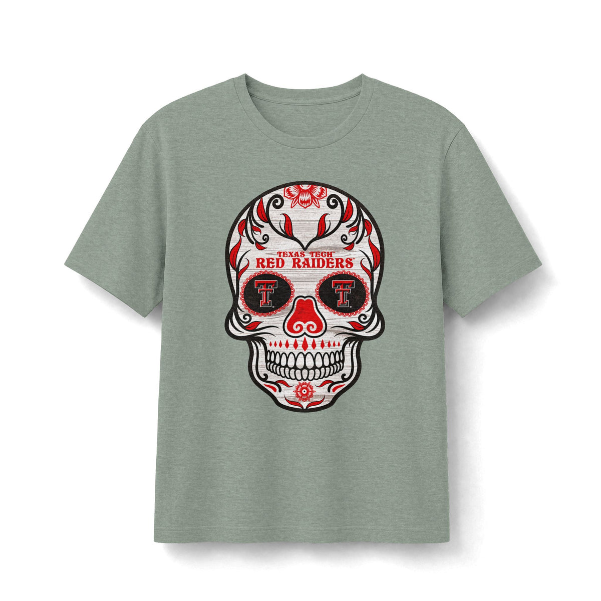 Texas Tech Red Raiders Sugar Skull T-Shirt