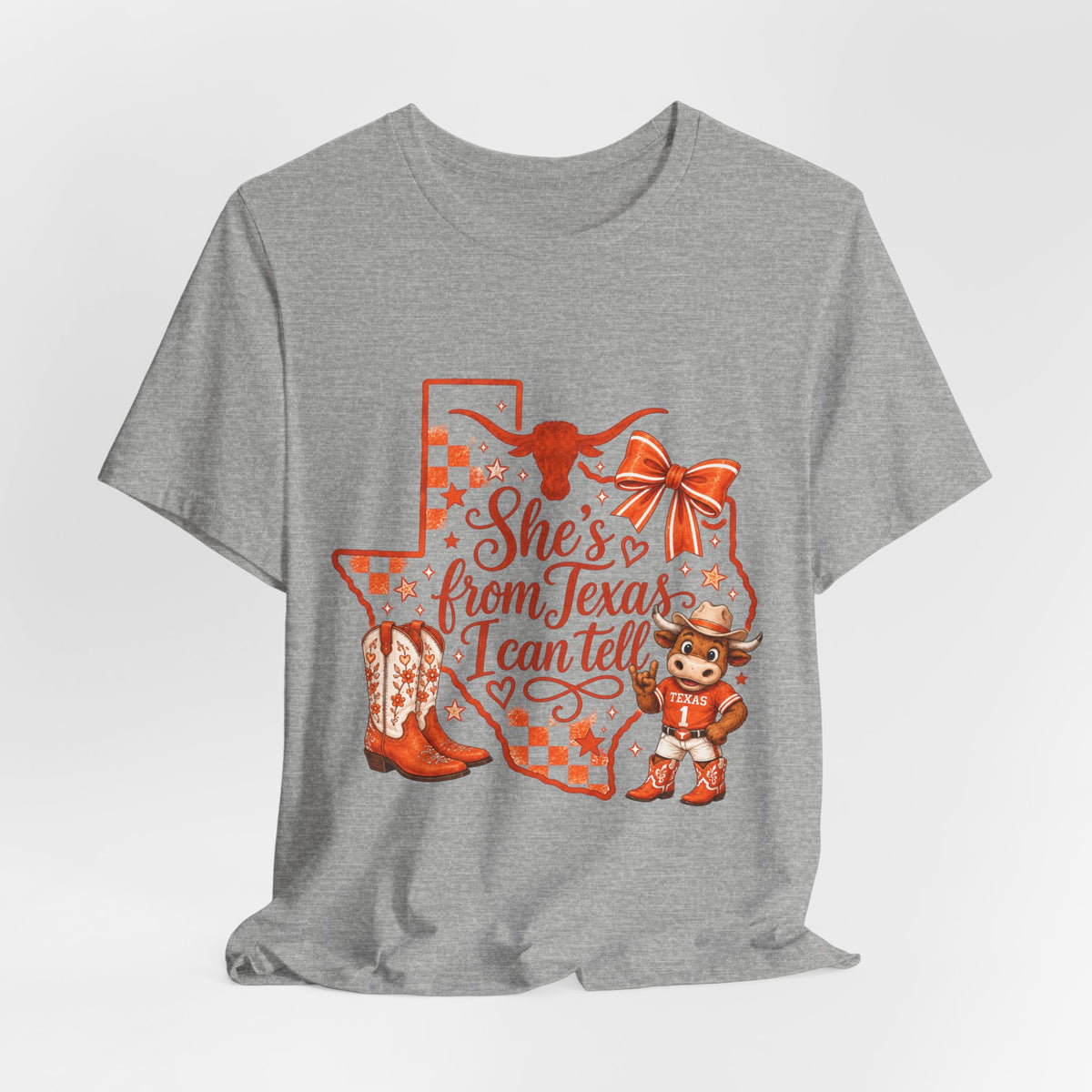 She's from Texas I Can Tell Tee — Women's UT Graphic T‑Shirt