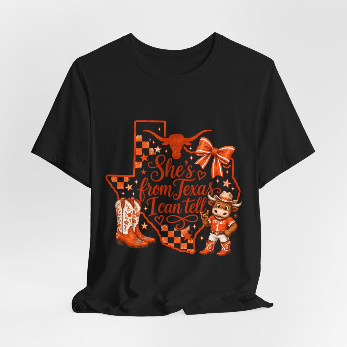 She's from Texas I Can Tell Tee — Women's UT Graphic T‑Shirt