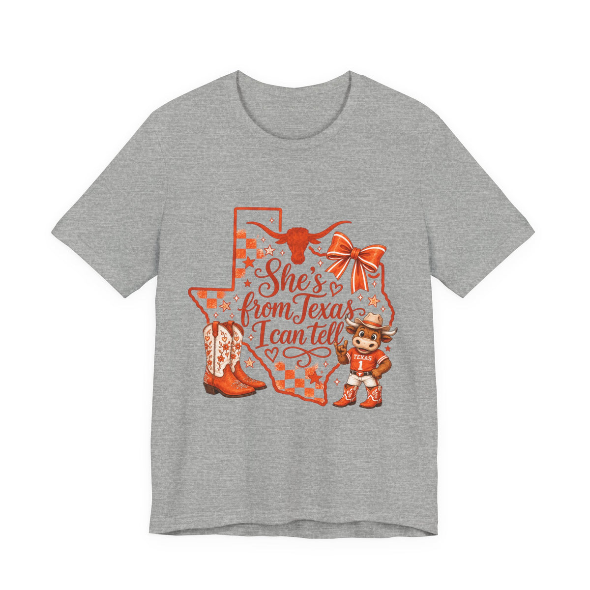 She's from Texas I Can Tell Tee — Women's UT Graphic T‑Shirt