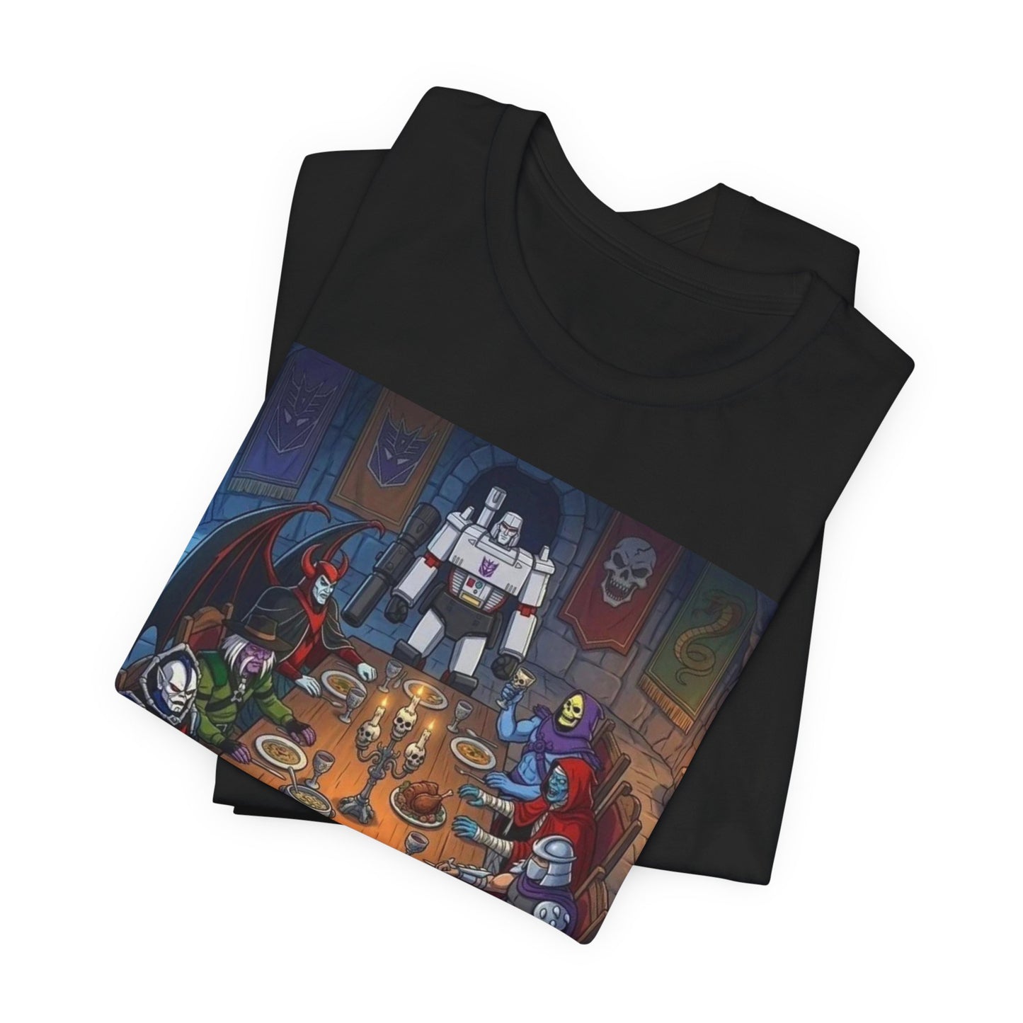 Medieval Fantasy Characters Feast T-Shirt — Gamers & RPG Lovers Graphic Tee