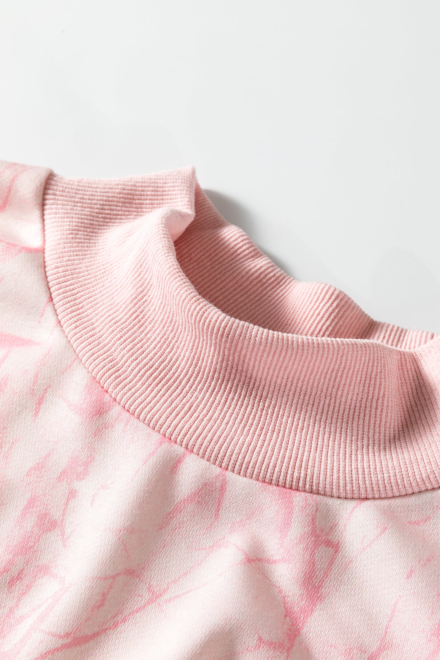 Pink Camo Print Jogger Pants Set