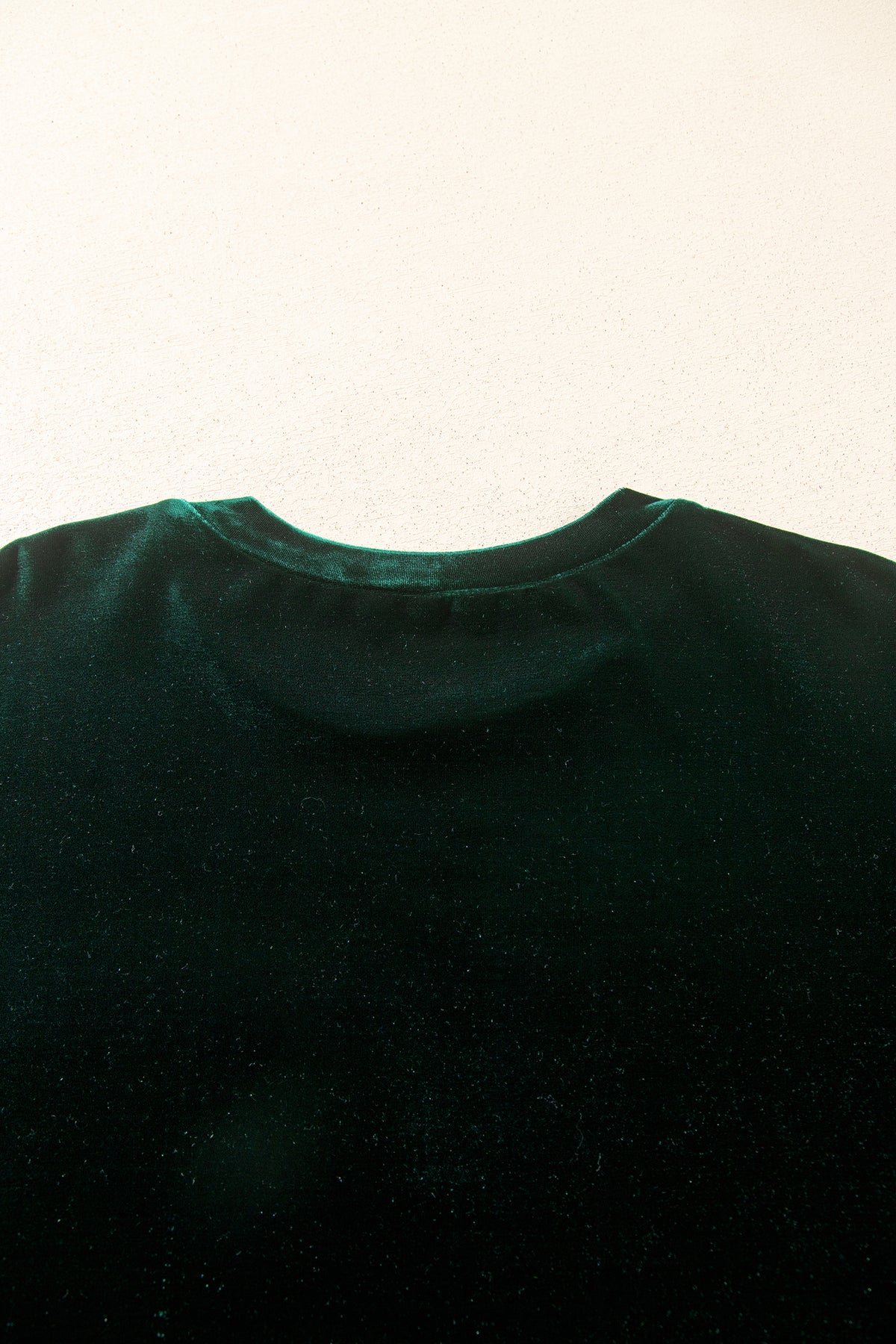 Blackish Green Velvet Long Sleeve Lace Splicing Hem Shift Maxi Dress