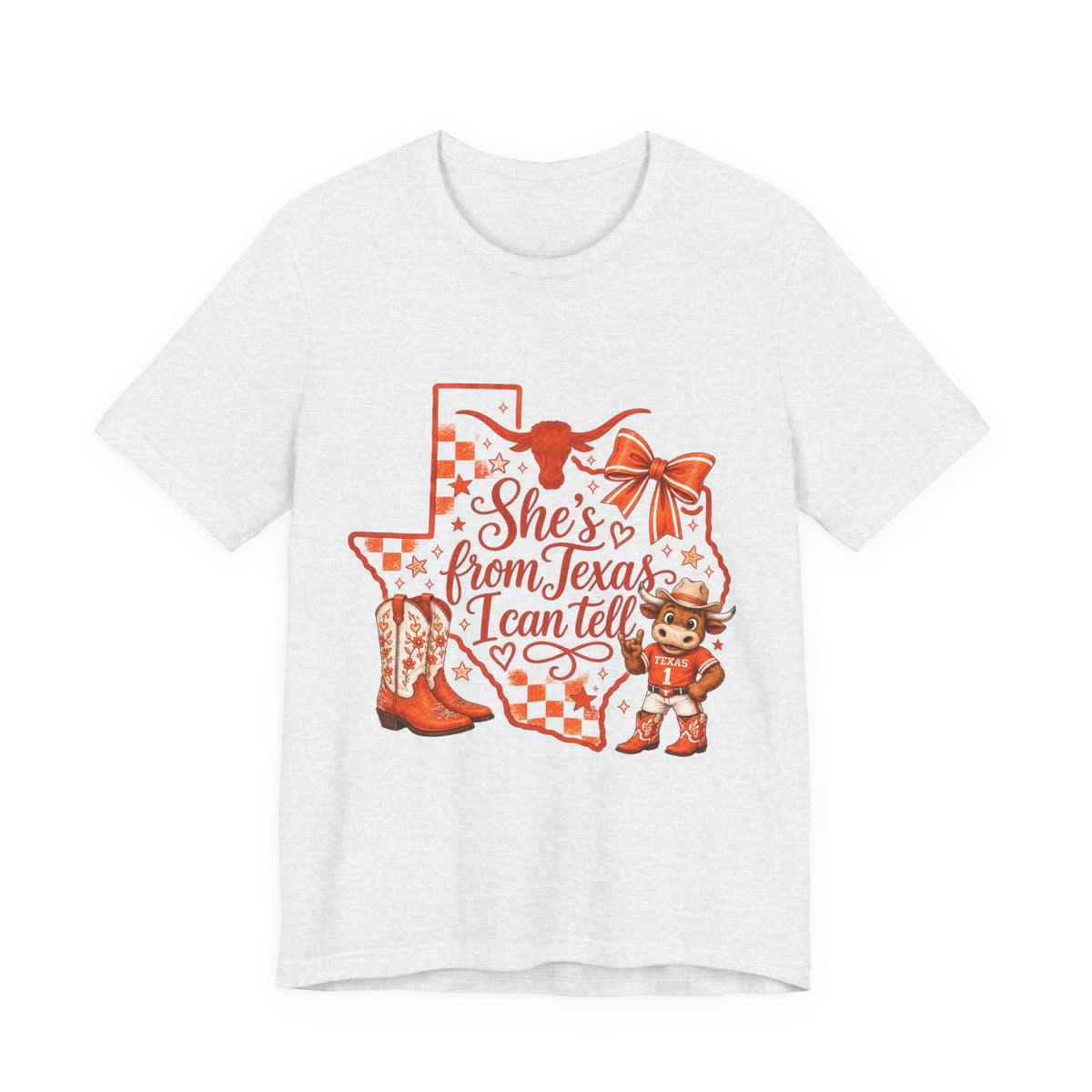She's from Texas I Can Tell Tee — Women's UT Graphic T‑Shirt