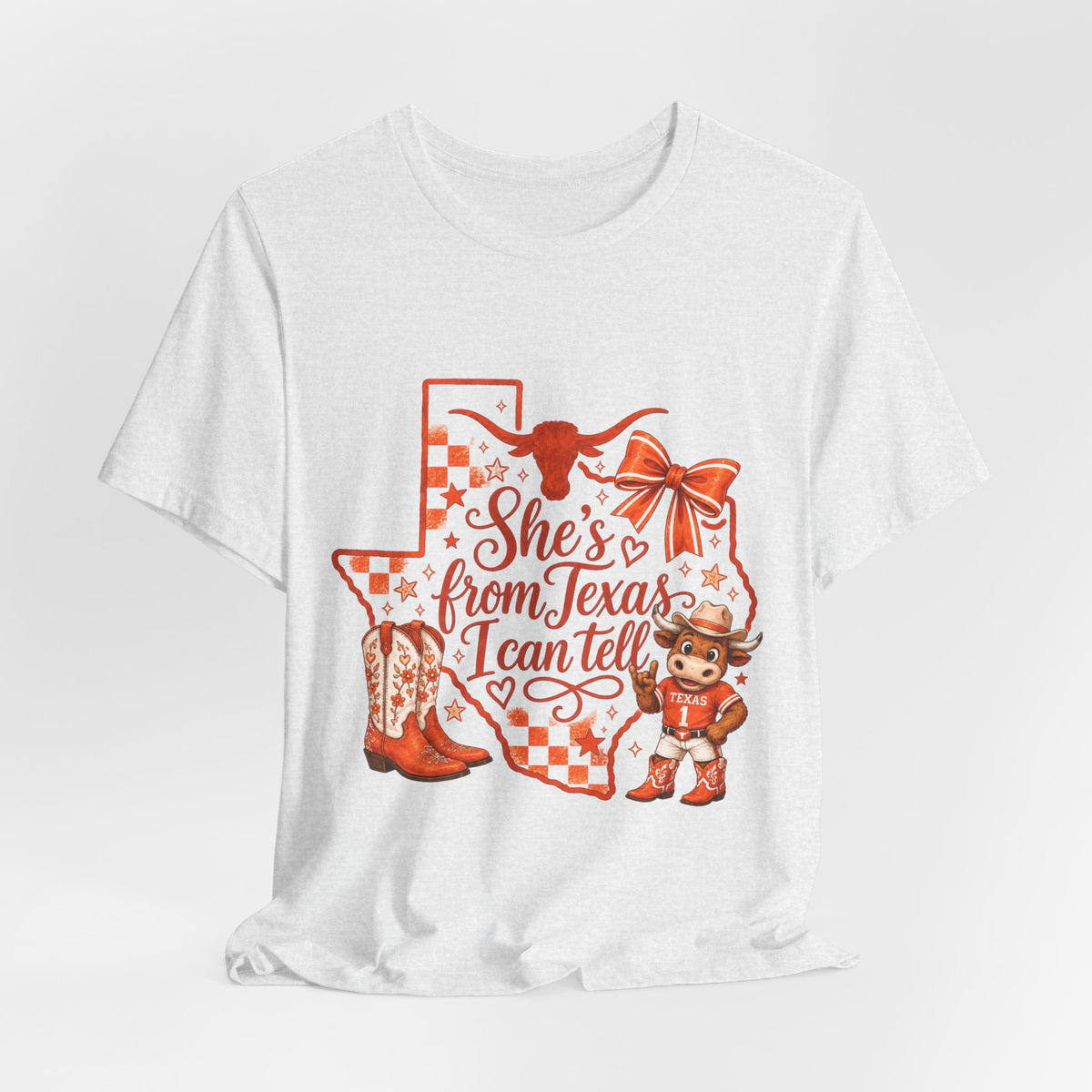 She's from Texas I Can Tell Tee — Women's UT Graphic T‑Shirt